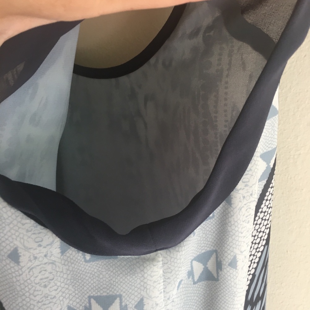 cAbi animal print top fully lined size small - Picture 10 of 10